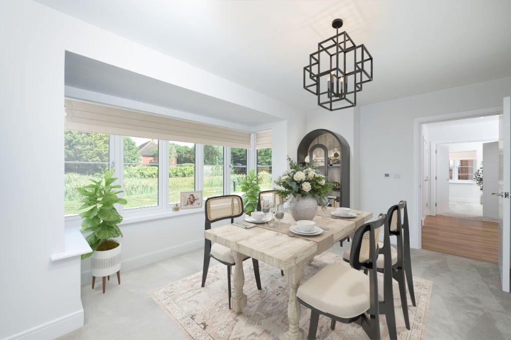 Virtually Dressed Dining Room