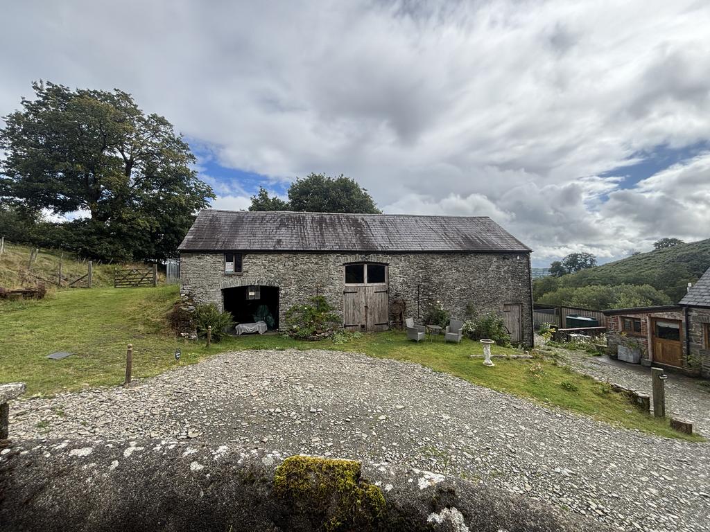 Traditional stone and slate barn