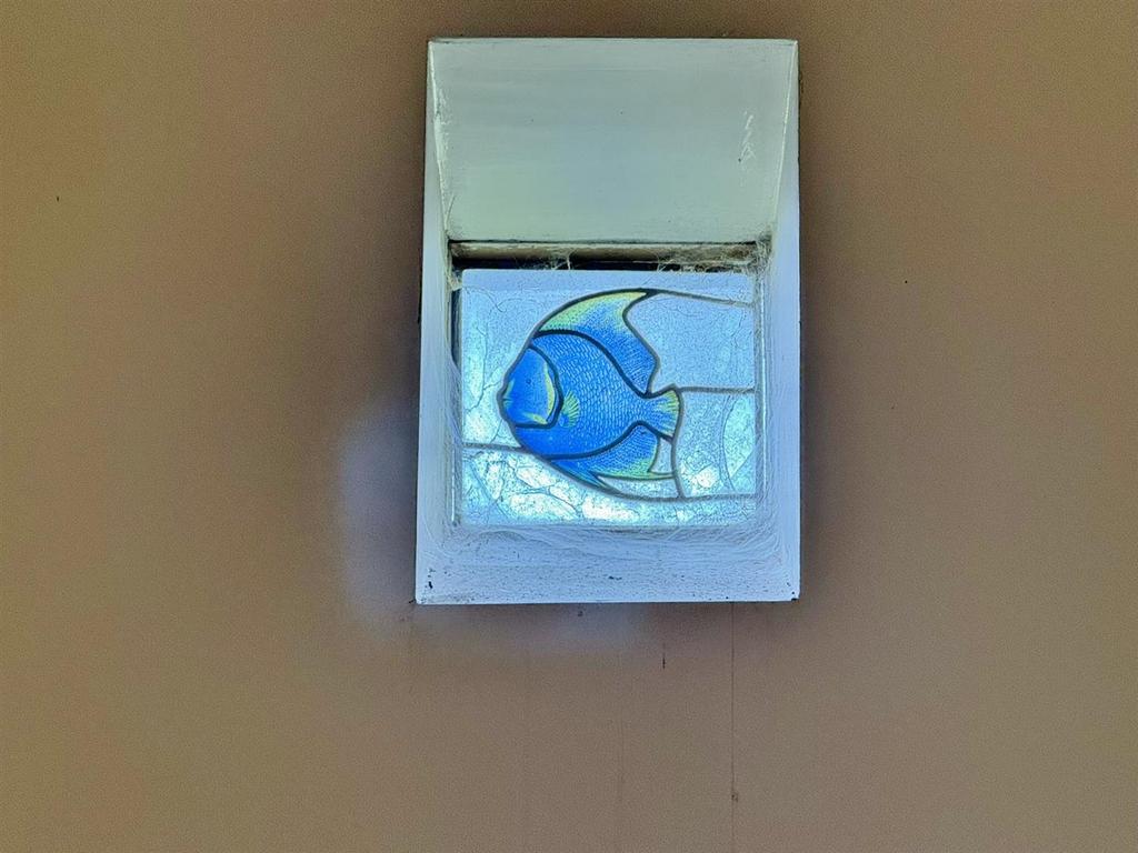 Lounge stained glass window