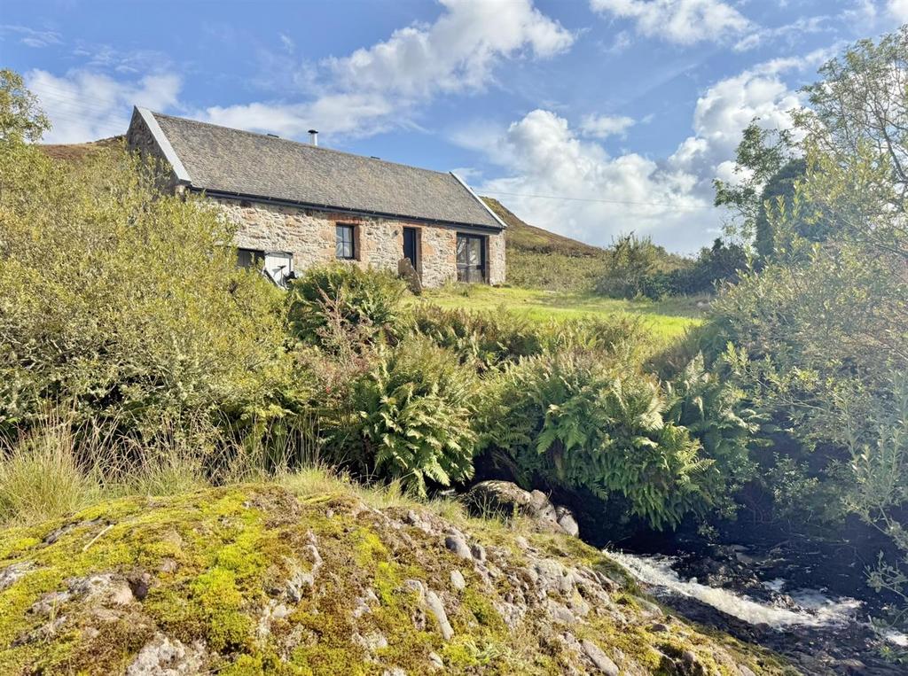 Front elevation from across the Auchencar Burn