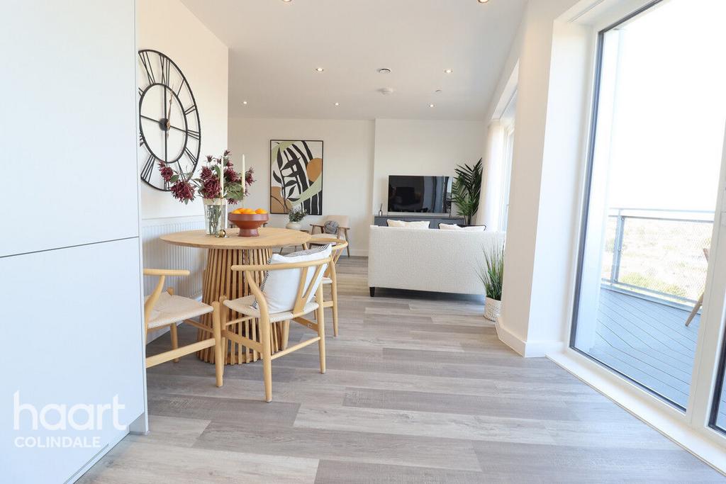 Open-plan living area, open plan living