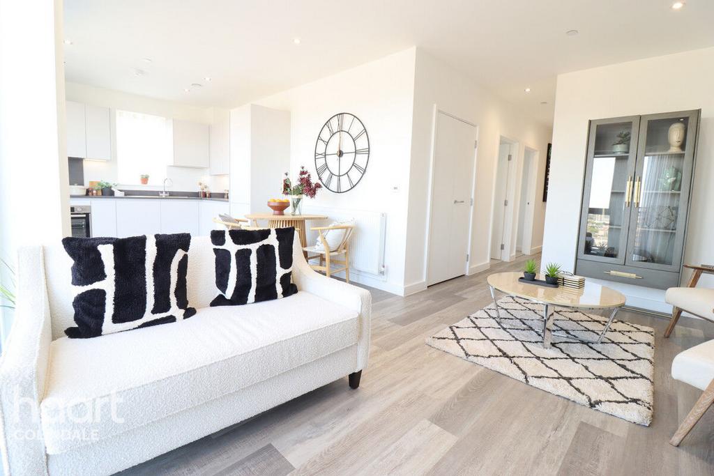 Open-plan living area, open plan living