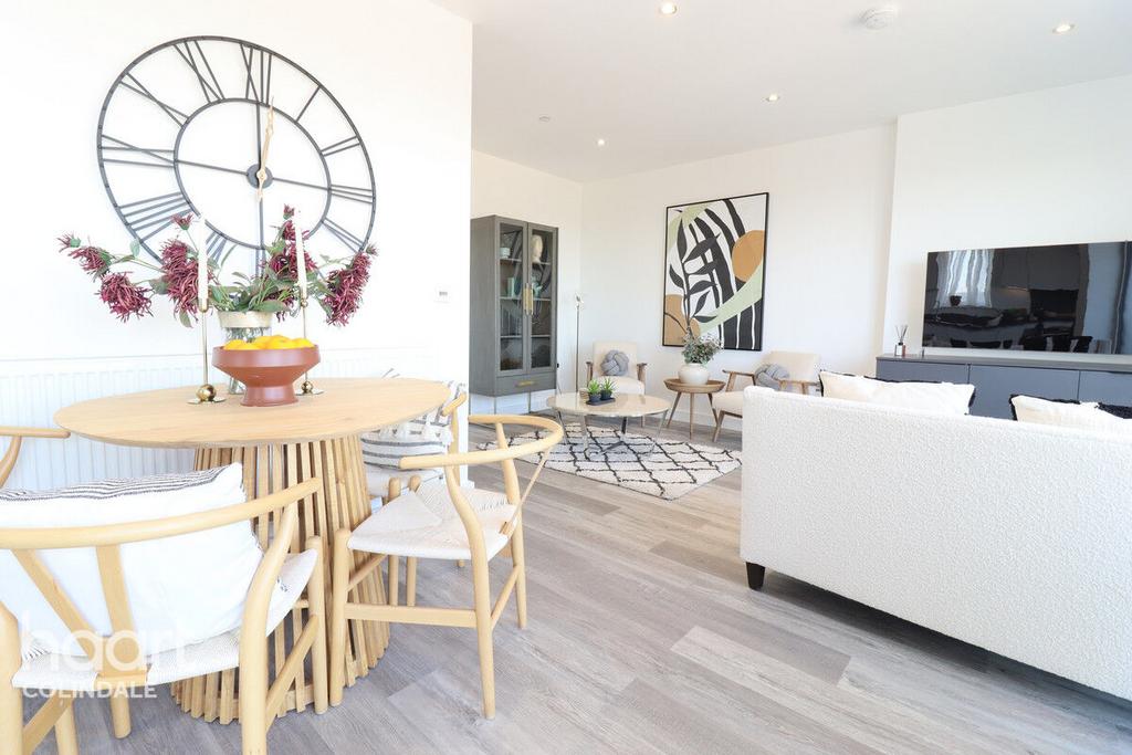 Open-plan living area, open plan living
