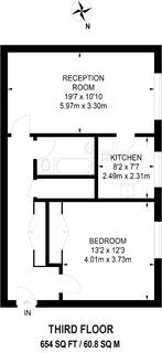 1 bedroom flat for sale, The Water Gardens, London, W2