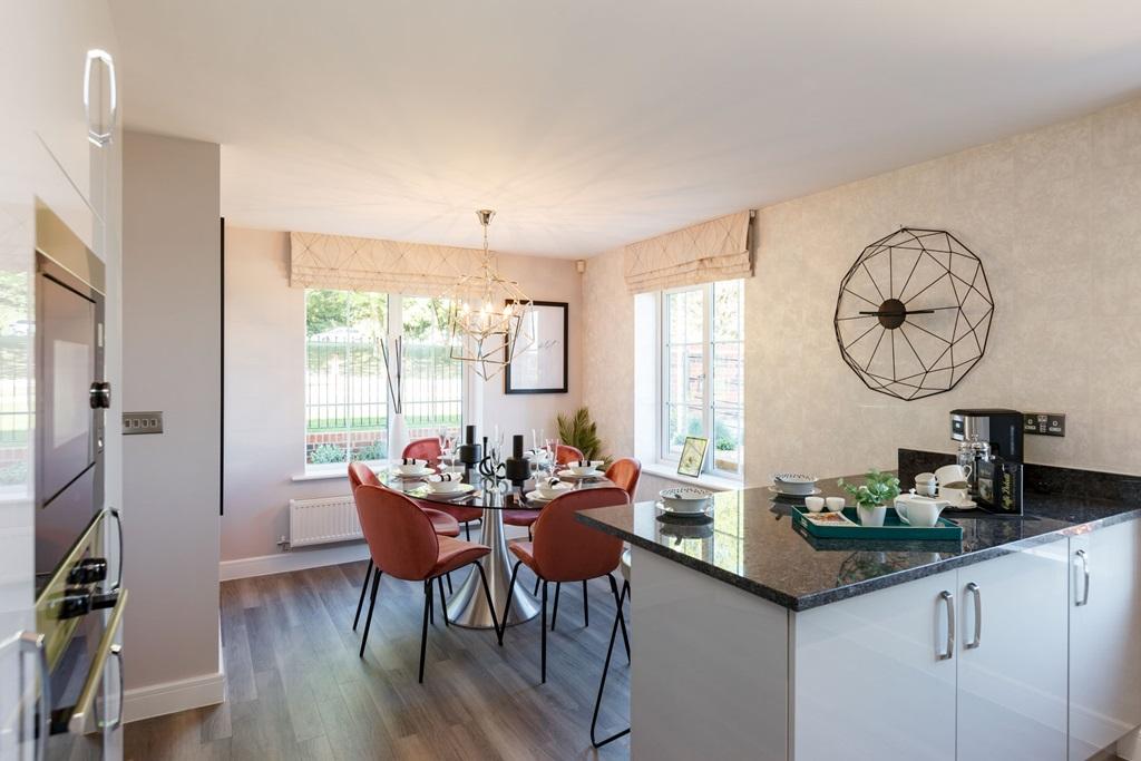 Plenty of space to entertain guests as you cook
