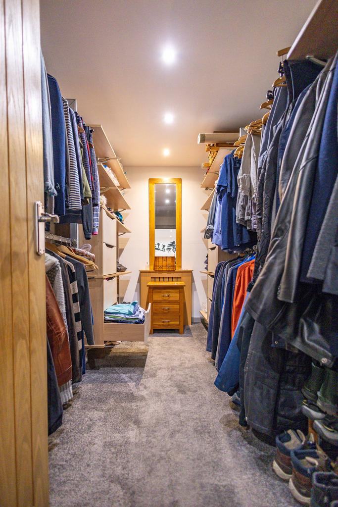Walk in dressing room