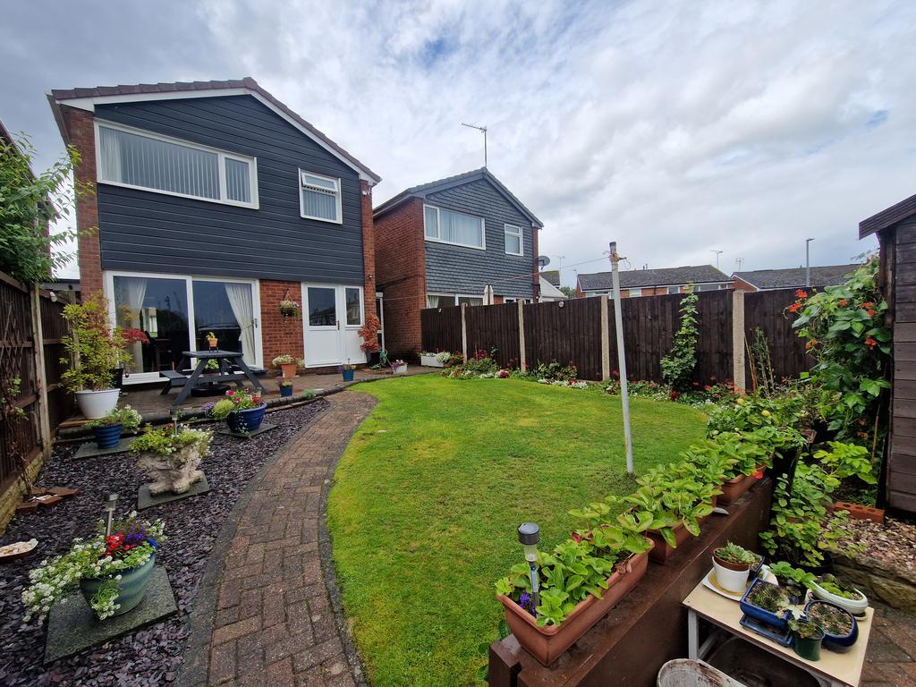 Rear of property