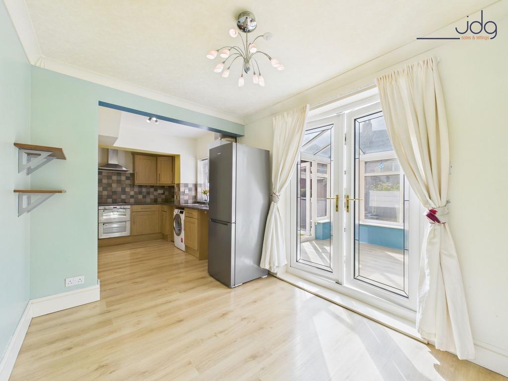 Open Plan Kitchen Diner, leading into the Sun Room