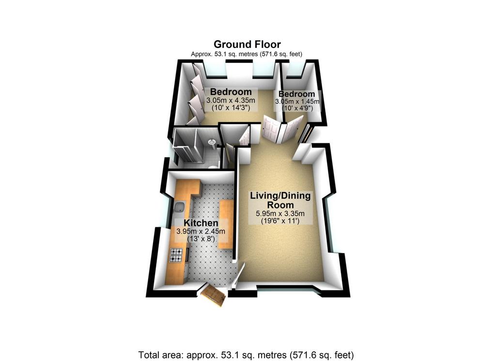 Floor plan 3 d