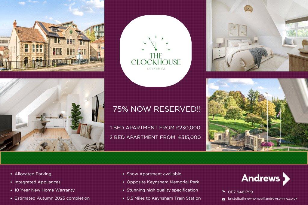 75% Now Reserved!