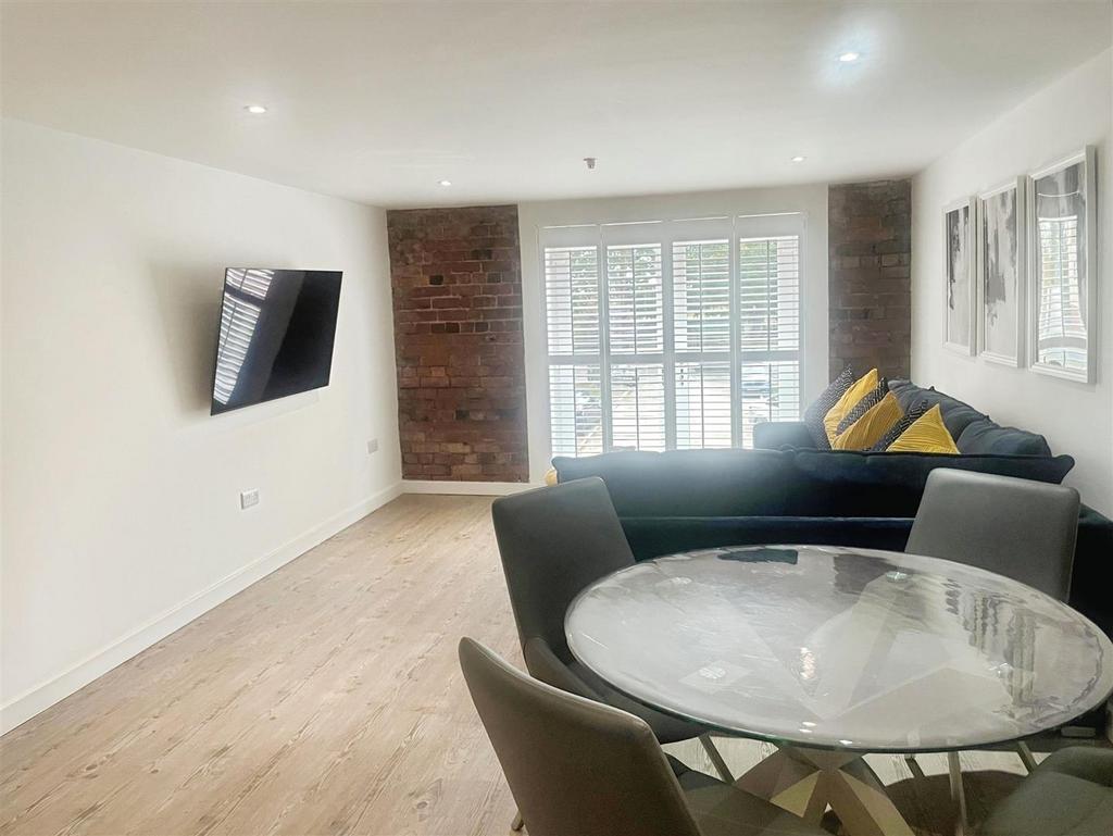 Open plan living area