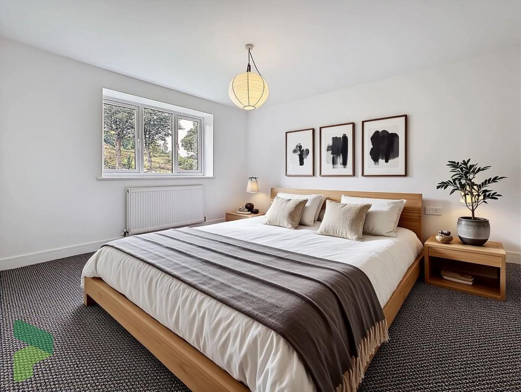 Virtually Staged Room
