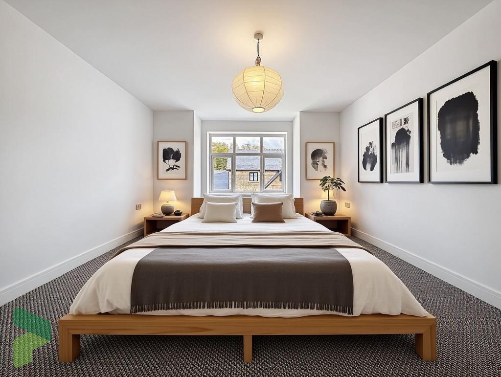Virtually Staged Room
