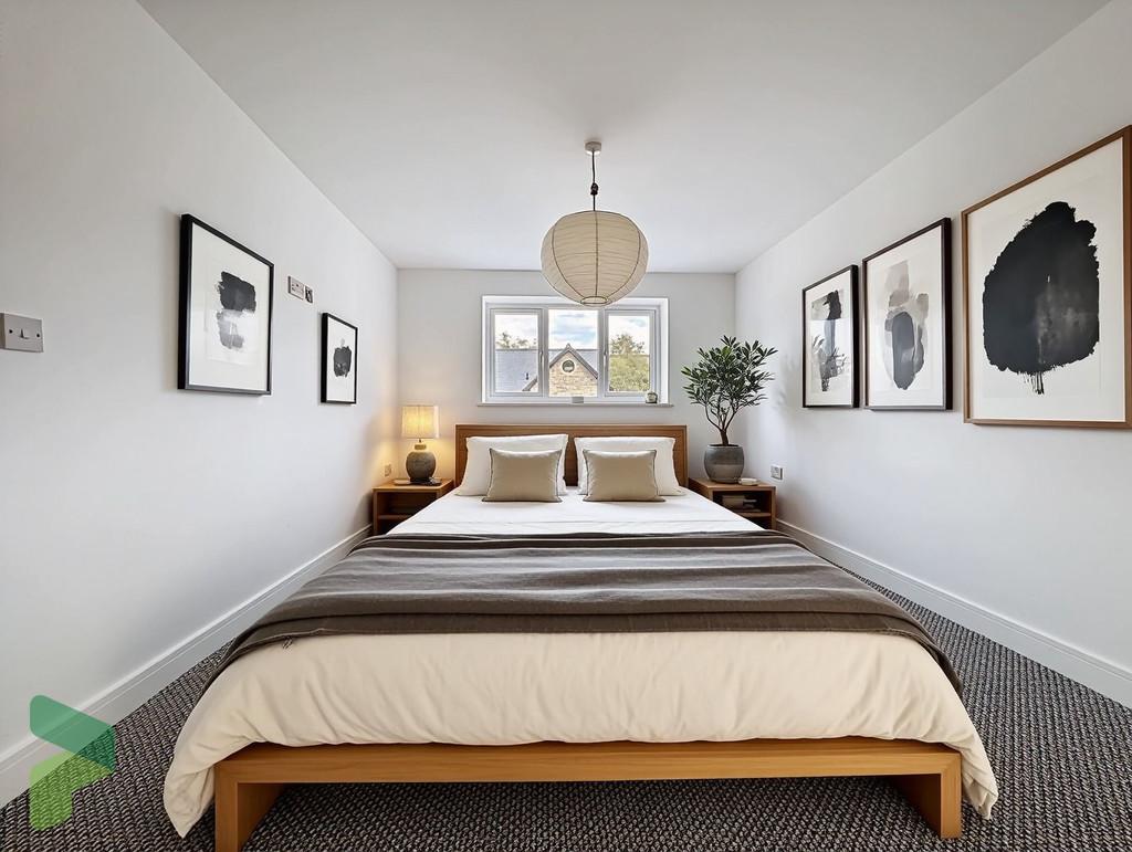 Virtually Staged Room