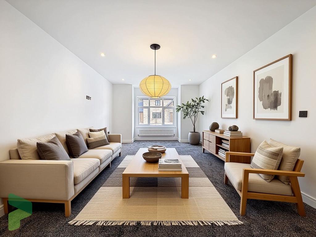 Virtually Staged Room