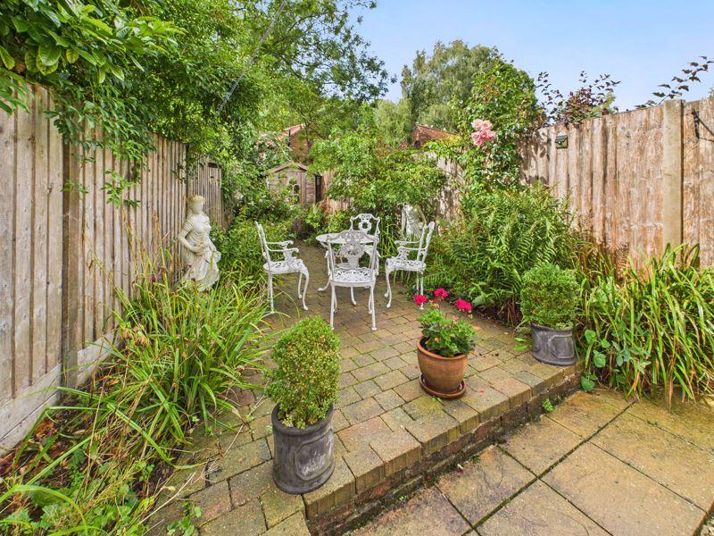 Rear courtyard...