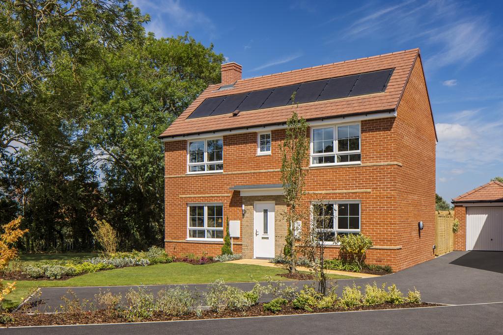 Outside the 4 bedroom Lavenham at Hawthorn Grove