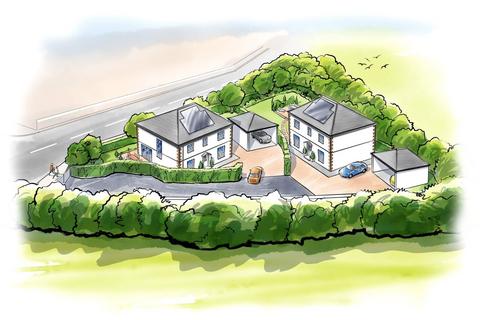 Plot for sale, “Create a Bespoke Four Bedroom Family Home in the Heart of Liskeard”