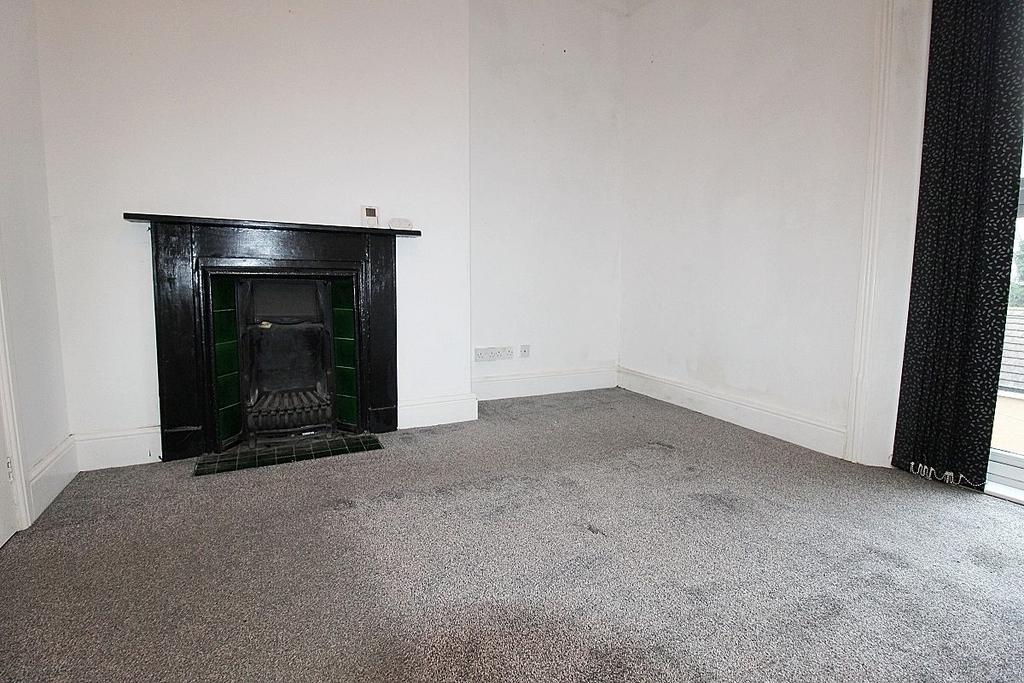 Living room, fireplace