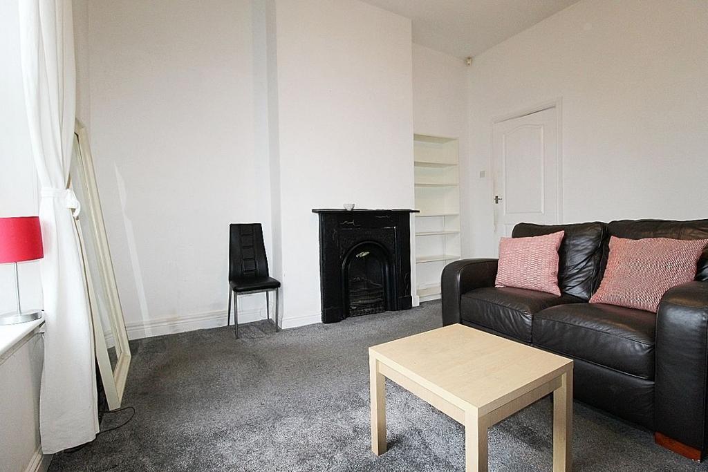 Living room, fireplace