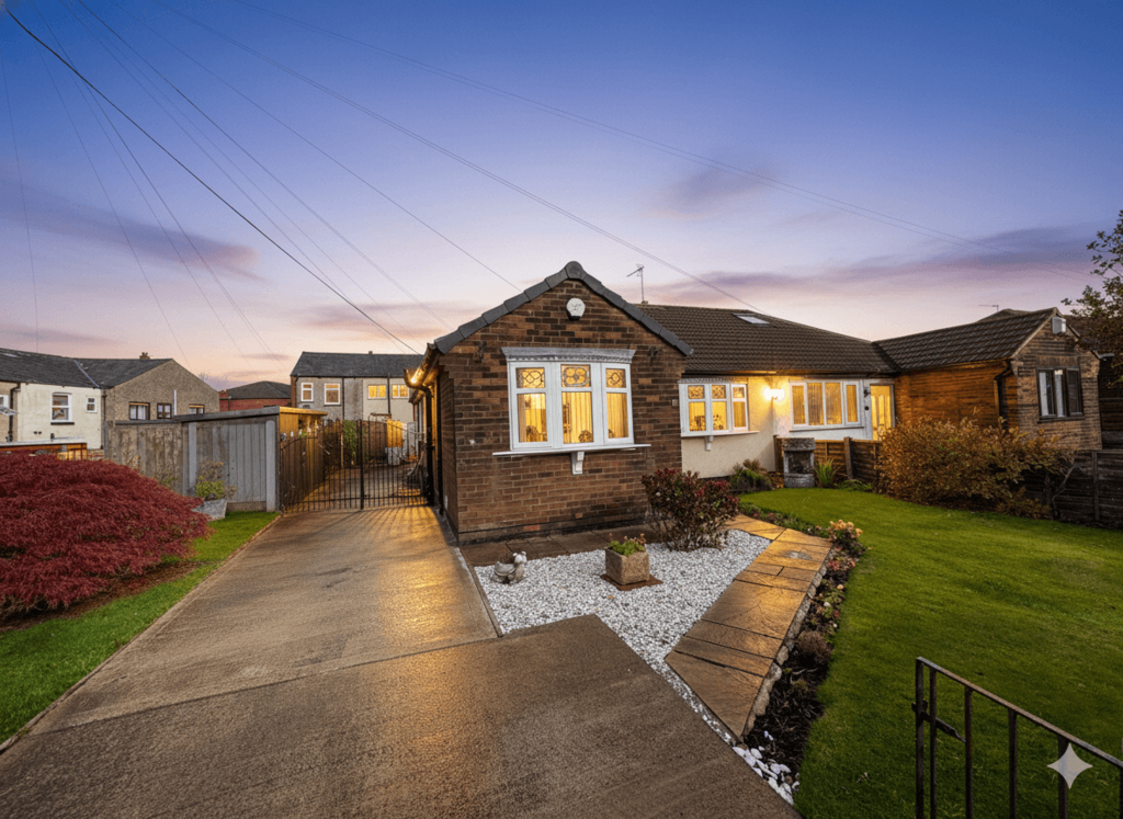 2 Bed Semi-Detached Bungalow For Sale - Algernon