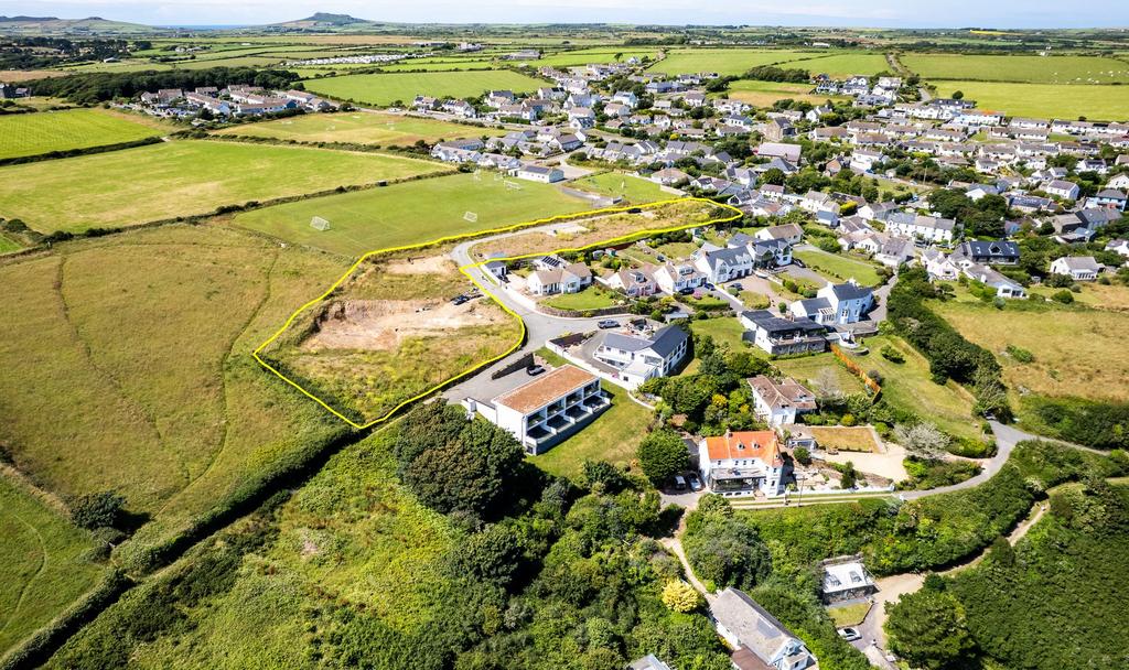 Aerial view, land