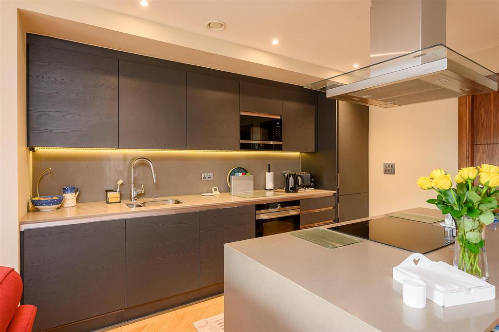 Open plan living dining kitchen