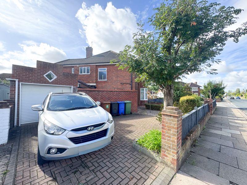 Driveway and garage