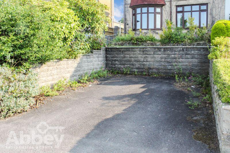 Driveway to the...