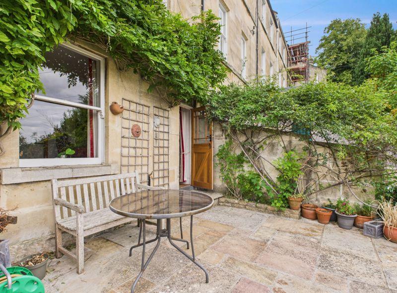 Patio seating area