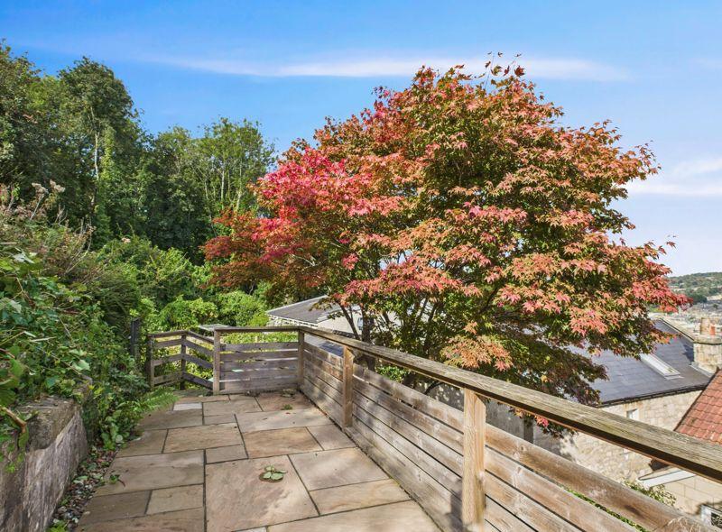 Upper garden terrace