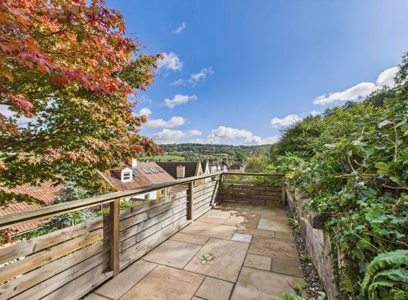 Upper garden terrace