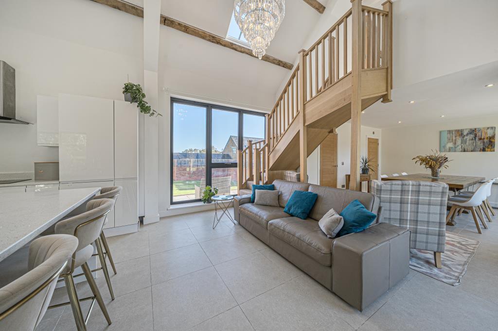 Open plan reception