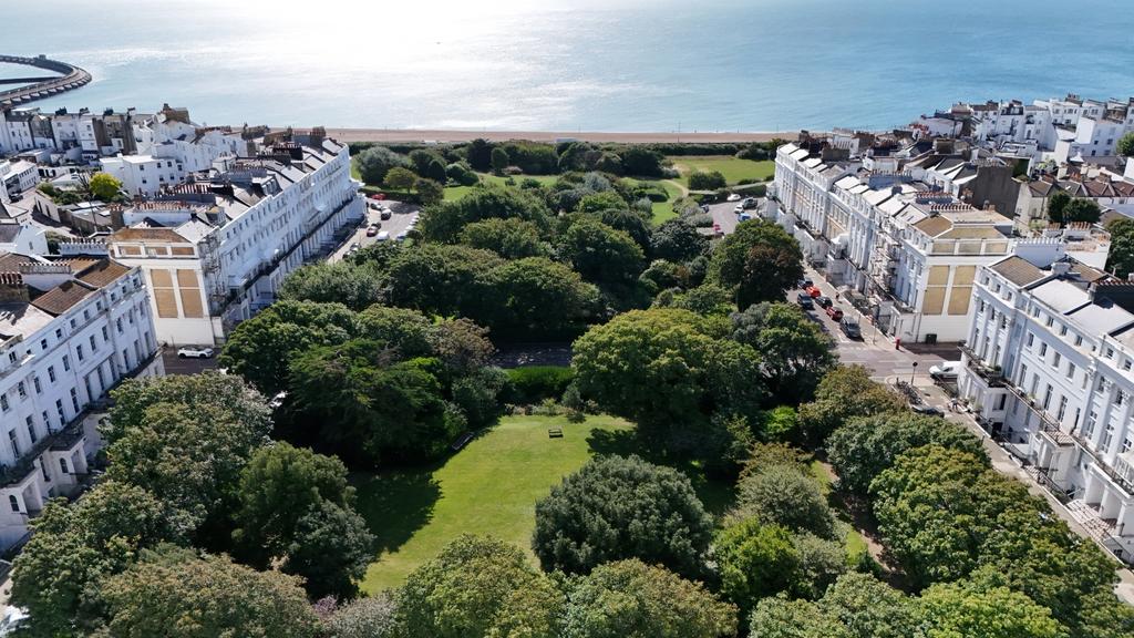 Arial View of gardens @
