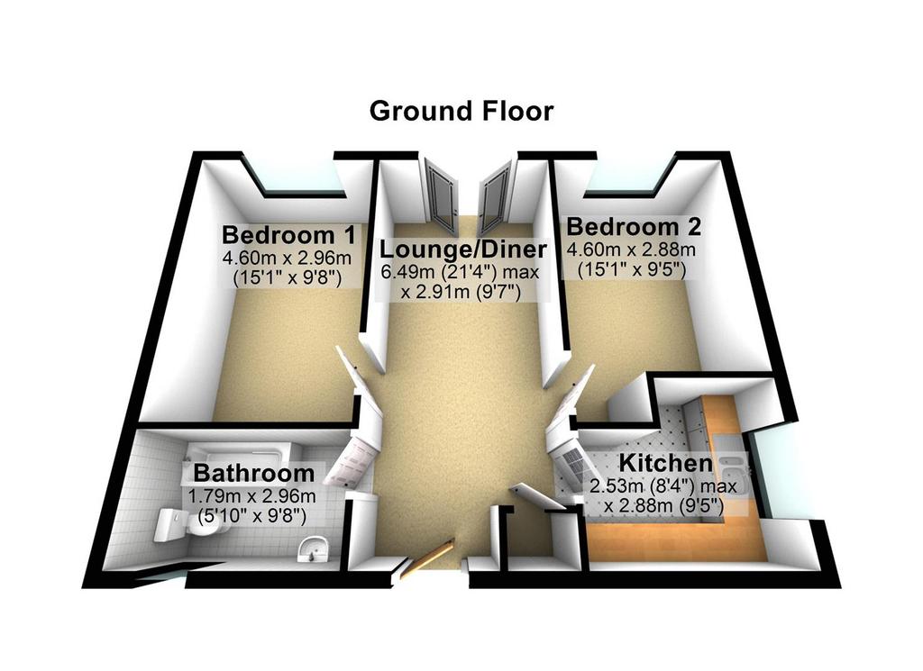 Flat 15 , 22 Fields View, Wellingborough.jpg