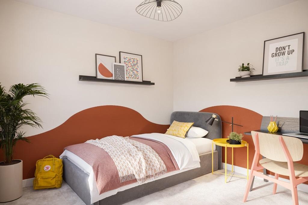 Bedroom 2 makes an ideal guest bedroom