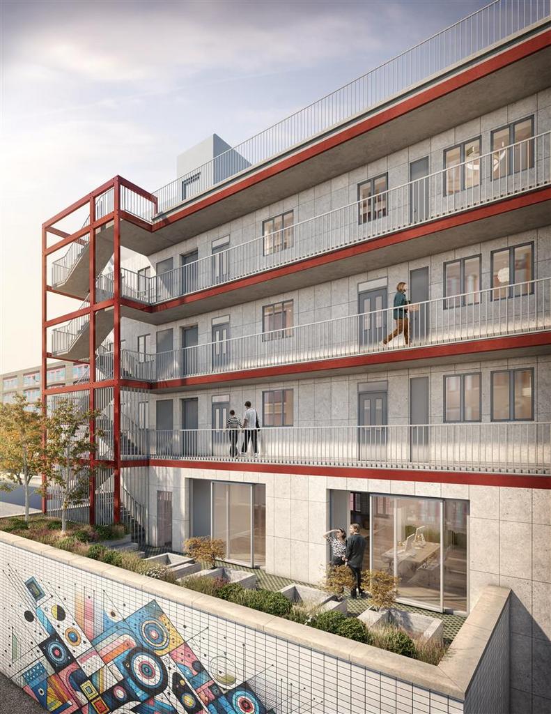 5393 C02 Exterior Courtyard With Street Art (Updat