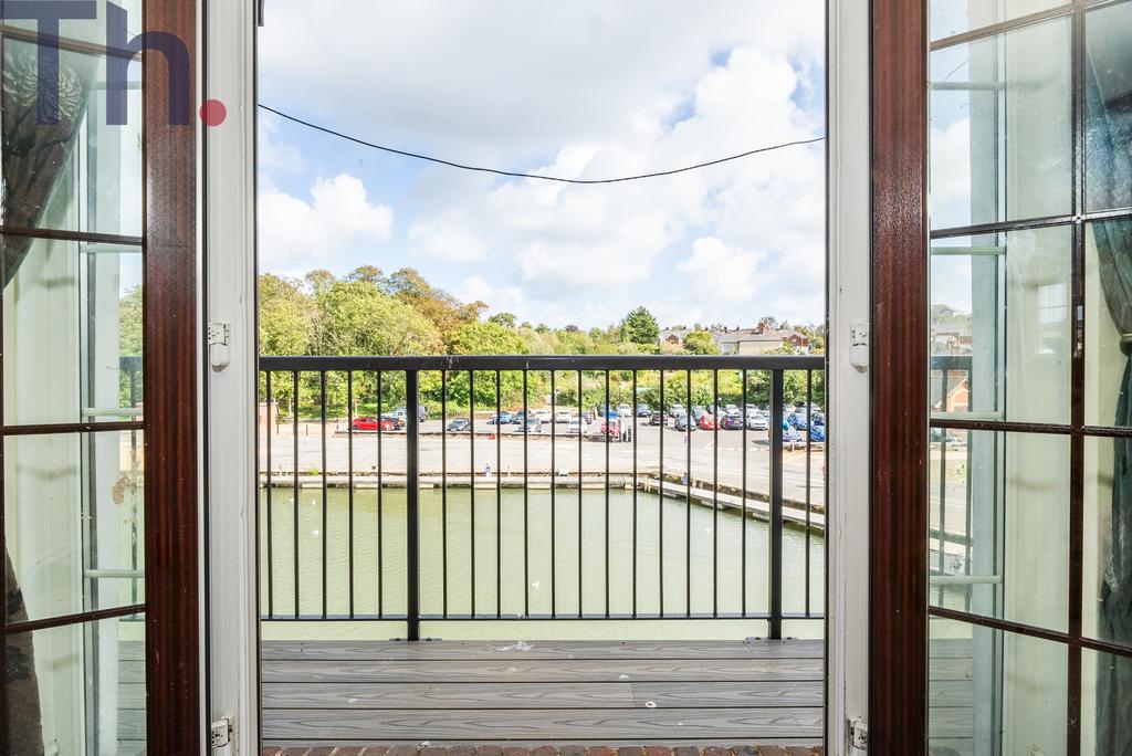 Balcony with River Views