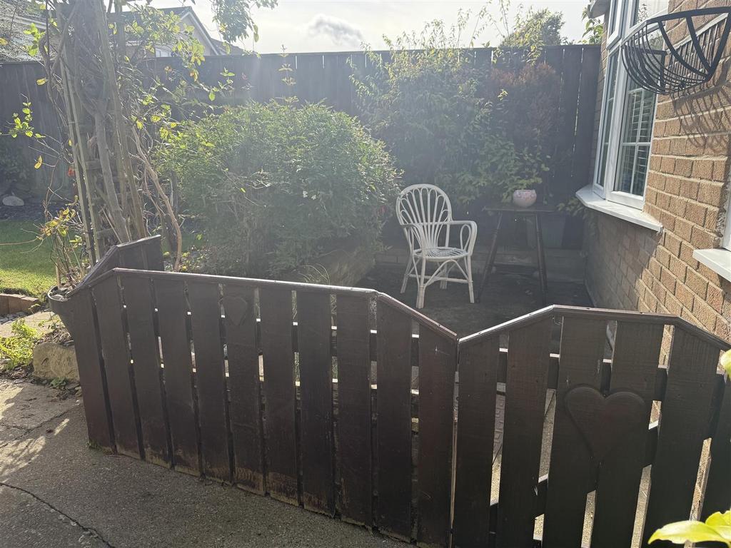 Rear patio