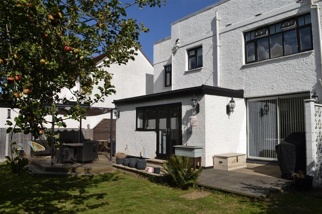 Rear of property