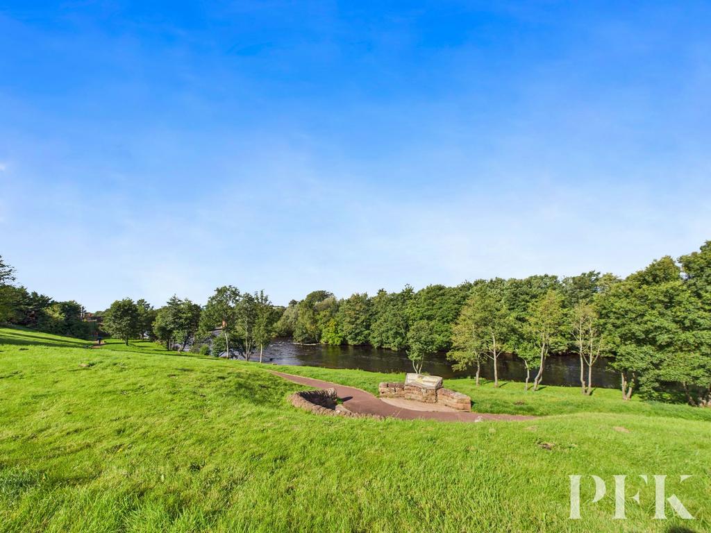 Path along and View of the River Esk from the...