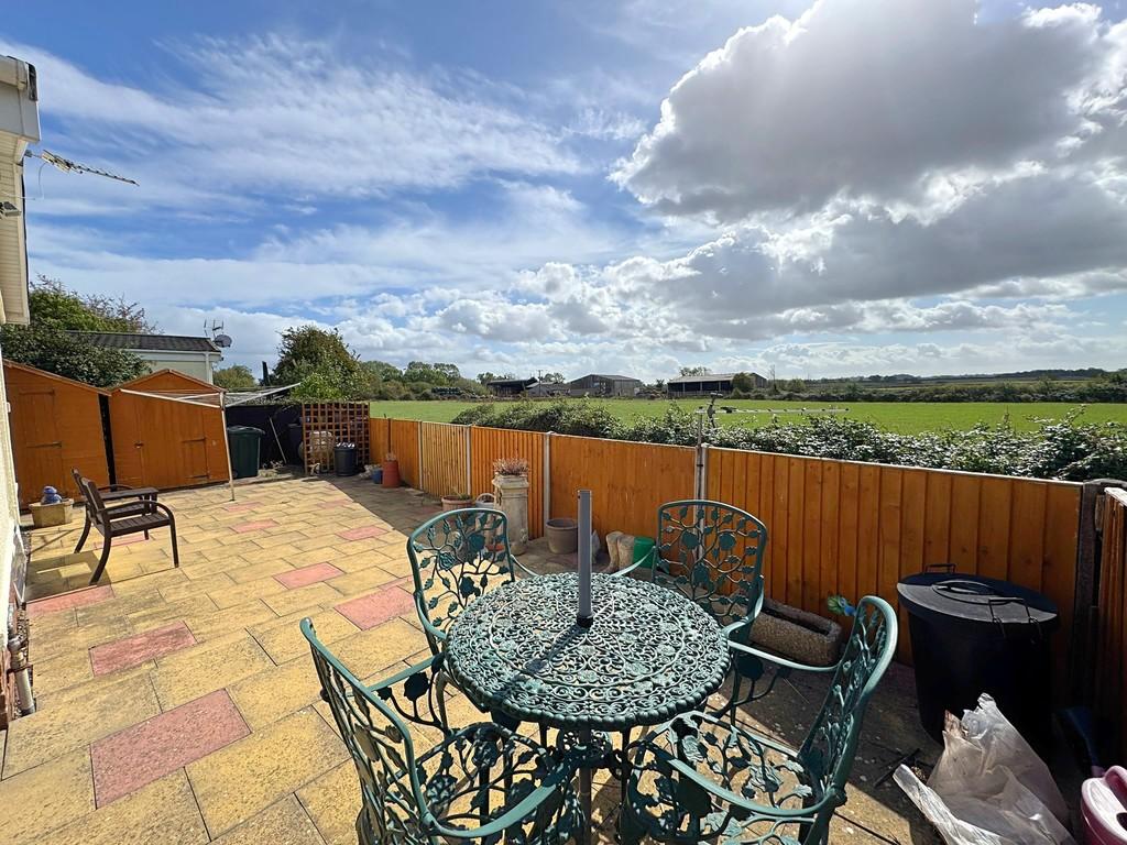 Rear patio area