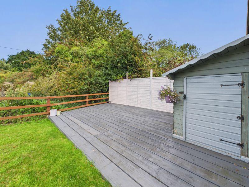 Decking and Shed