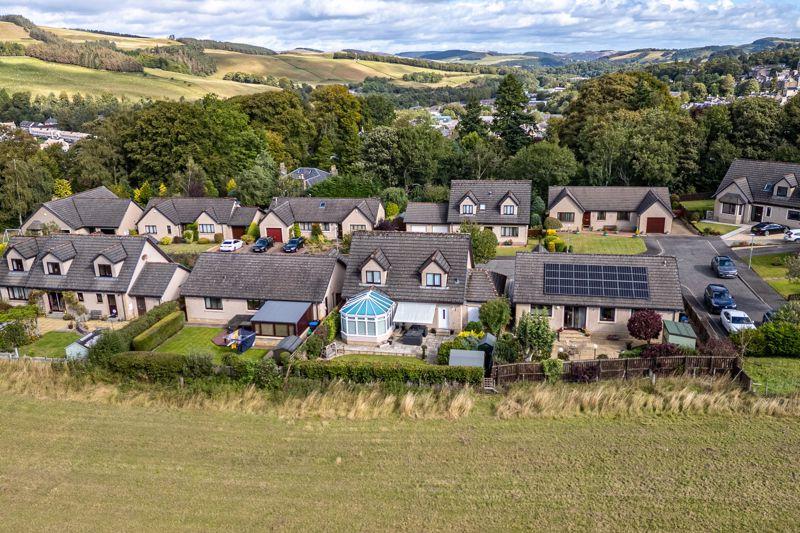 Aerial rear house