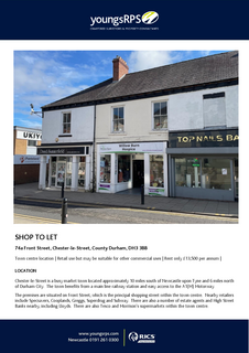 Retail property (high street) to rent, 74A Front St Chester Le Street DH3 3BB