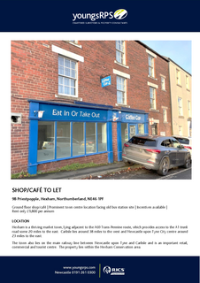 Restaurant to rent, 9B Priestpopple Hexham NE46 1PF