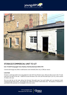 Office to rent, 19 Priestpopple Yard Hexham NE46 1PH