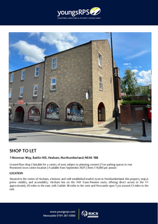 Retail property (high street) to rent, Battle Hl Hexham NE46 1BB