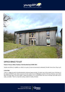 Office to rent, Pasture House Wark NE48 3DG