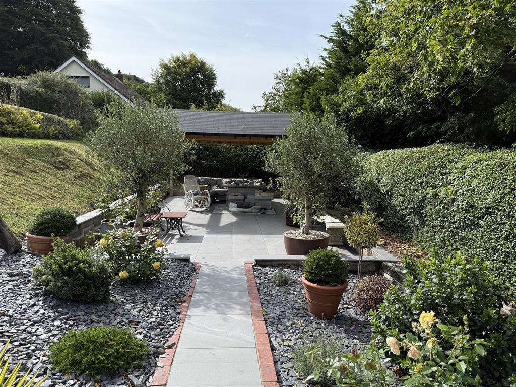 Lower patio